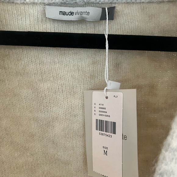 Anthropologie Flore Colorblocked Cardigan size medium, NWT - Picture 7 of 7